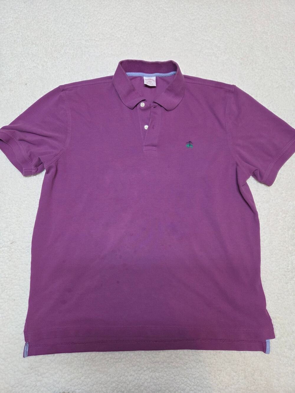 Men's Polo Shirt in Purple - Classic Short Sleeve